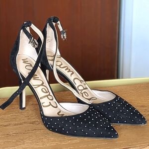 Sam Edelman Black Studded Heels 7